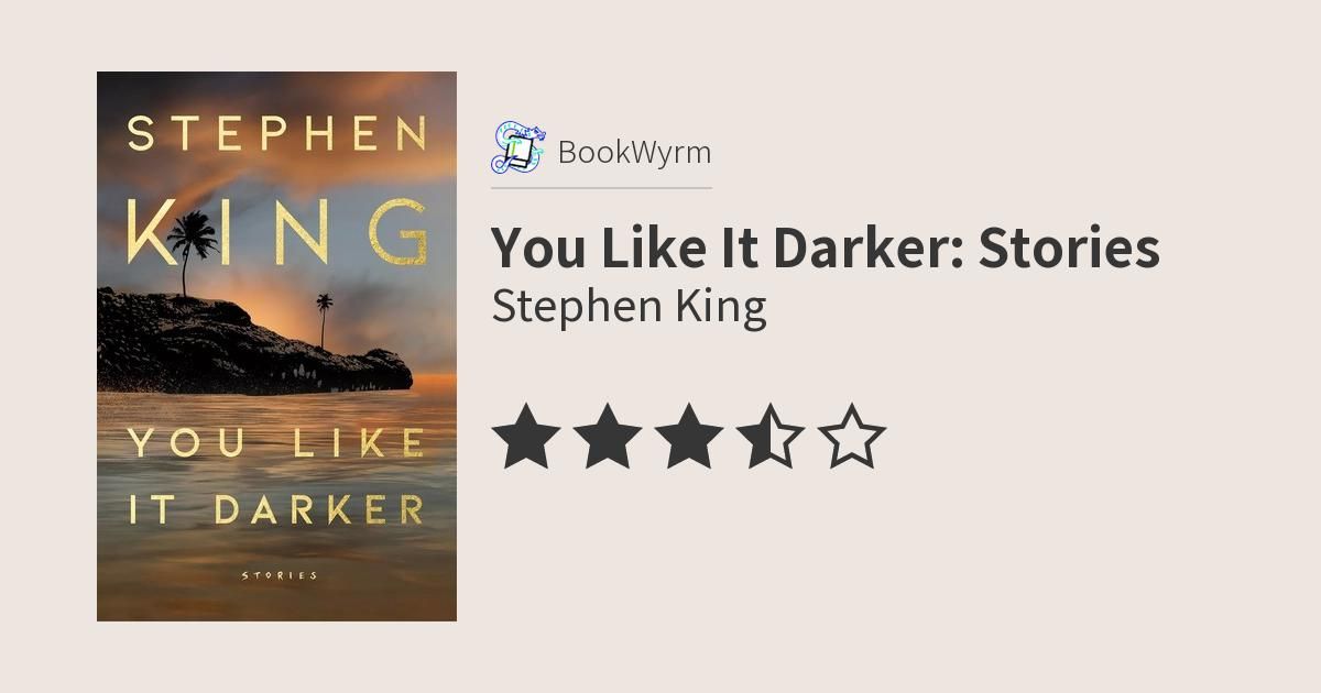 Cover of You Like It Darker: Stories