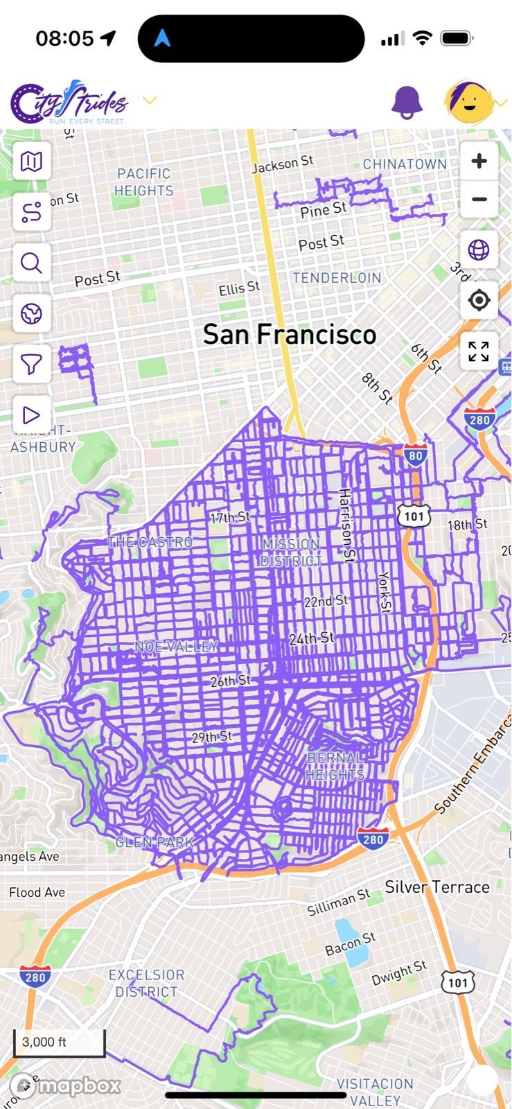 i have now walked every single street i can walk between school drop off and my first meetings for work, so it is getting harder to decide what to do.