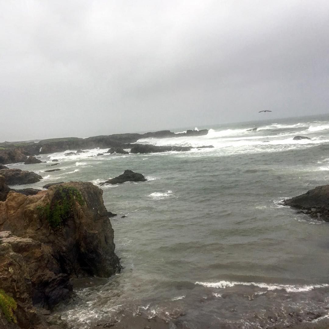47F and raining sideways