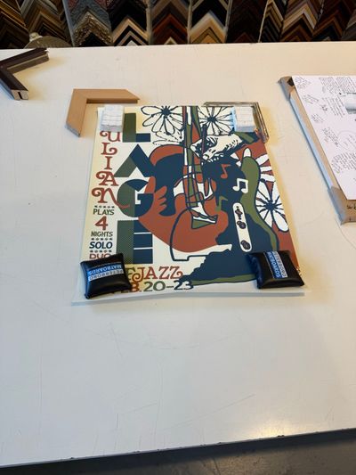 getting this julian lage poster framed and the guy at the other table has a proper theatrical run sized rotj