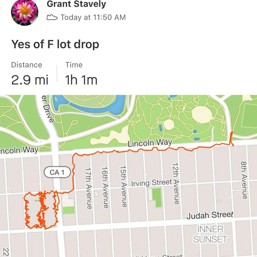 My theory is that no one has ever started strava when they actually start the thing they want to track with strava, always half way through.