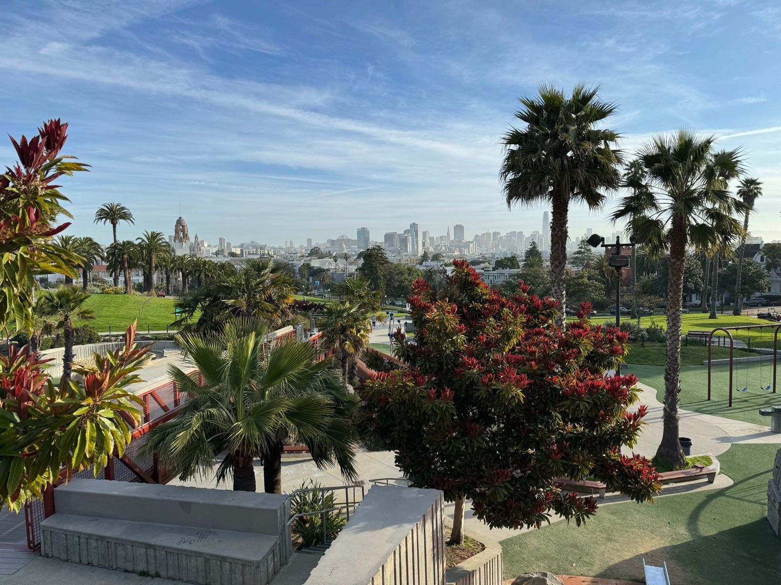 now that i've walked everywhere i can reach without a car at least once, im doing goofy shit like every path in dolores park