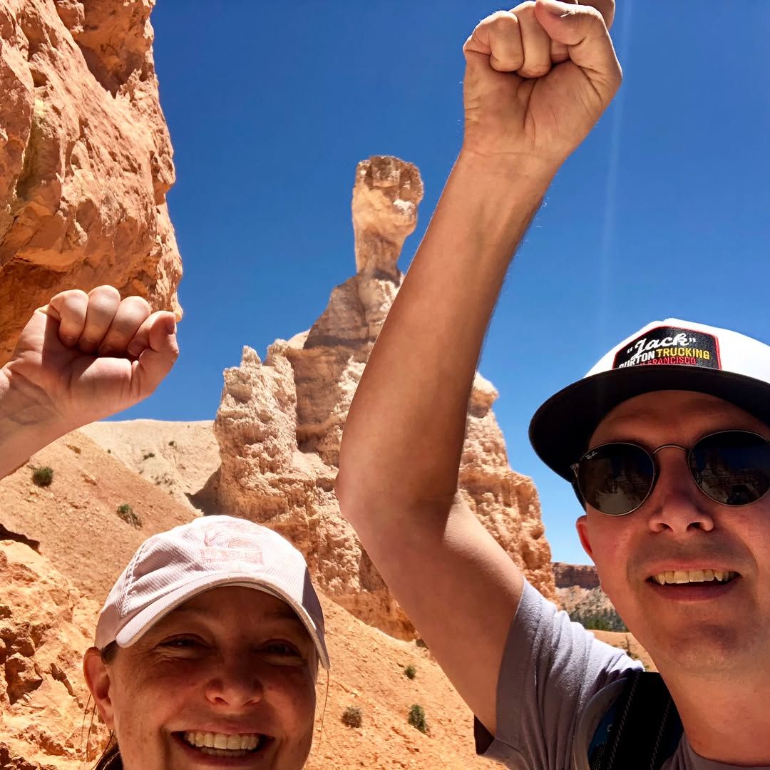 Bryce Canyon is amazing! All the actual canyon rock formations pics are in the SLR, oops.