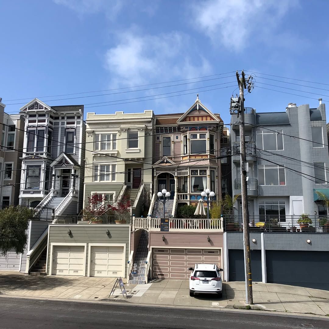 climbing hella rich people stairs for yes on prop F with @chipmonkey